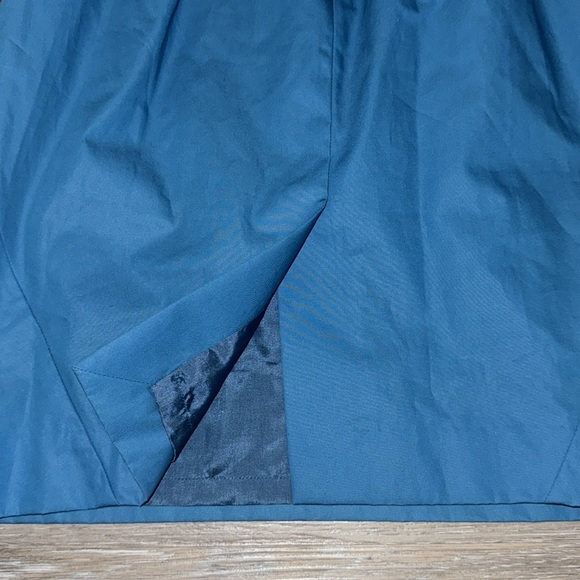 J. Crew Formal Cocktail Blue Strapless Mini Dress - Size 2P - Picture 6 of 10